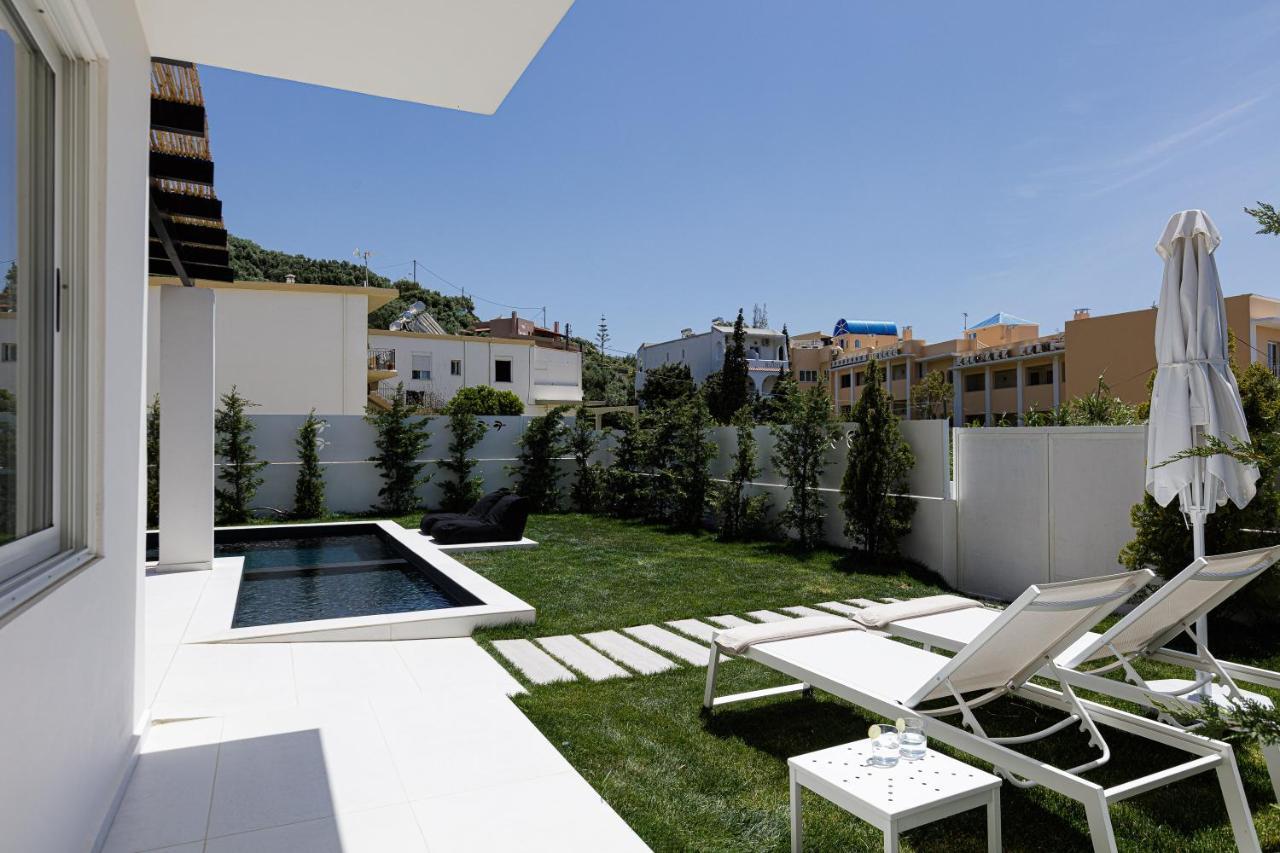 Modern Villa Casa Filo Verde With Private Pool & Bbq,200M From The Beach Plakias Exterior photo