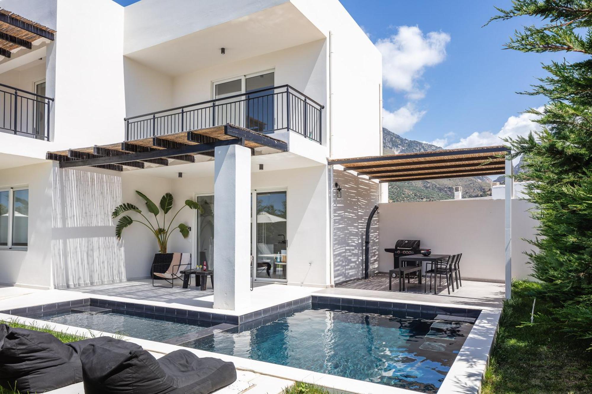 Modern Villa Casa Filo Verde With Private Pool & Bbq,200M From The Beach Plakias Exterior photo
