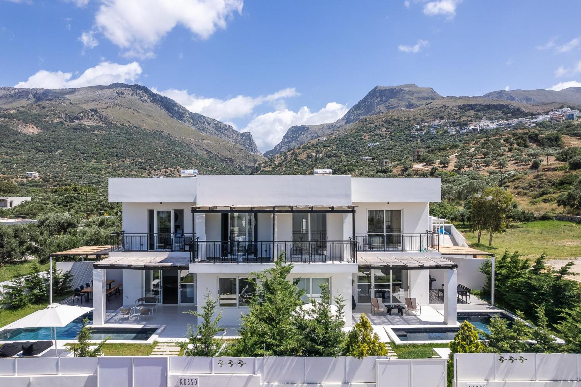 Modern Villa Casa Filo Verde With Private Pool & Bbq,200M From The Beach Plakias Exterior photo