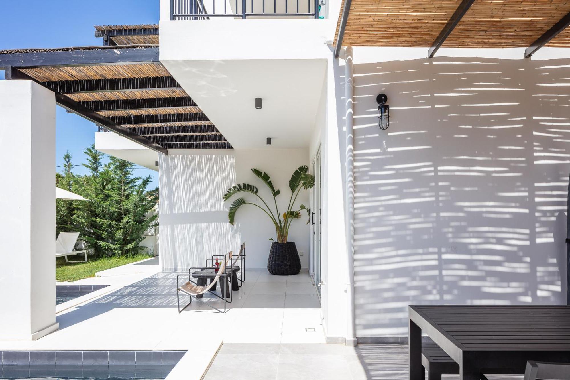Modern Villa Casa Filo Verde With Private Pool & Bbq,200M From The Beach Plakias Exterior photo